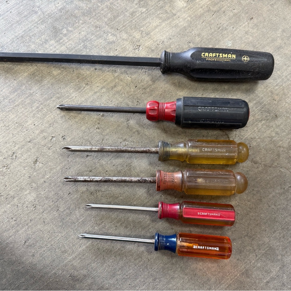 Craftsman Assorted Screwdriver Set - Multi Color Handles